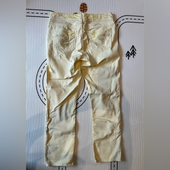 Size 27 Silver Suki Capris EUC - Picture 4 of 5